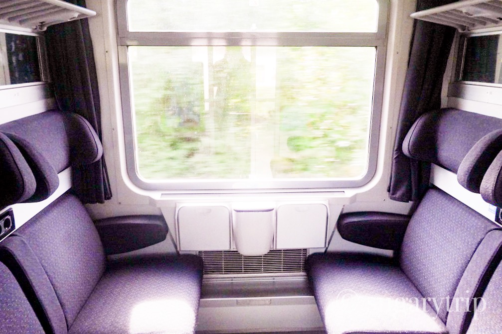 チェコ鉄道座席