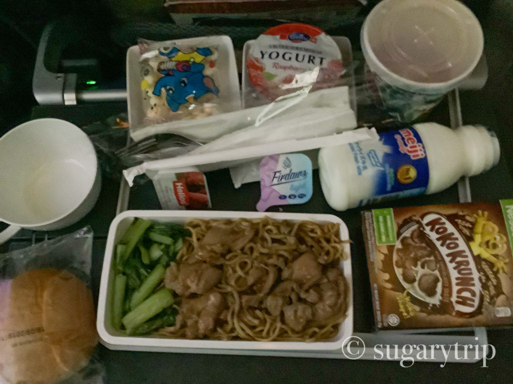 シンガポール航空機内食キッズミール
